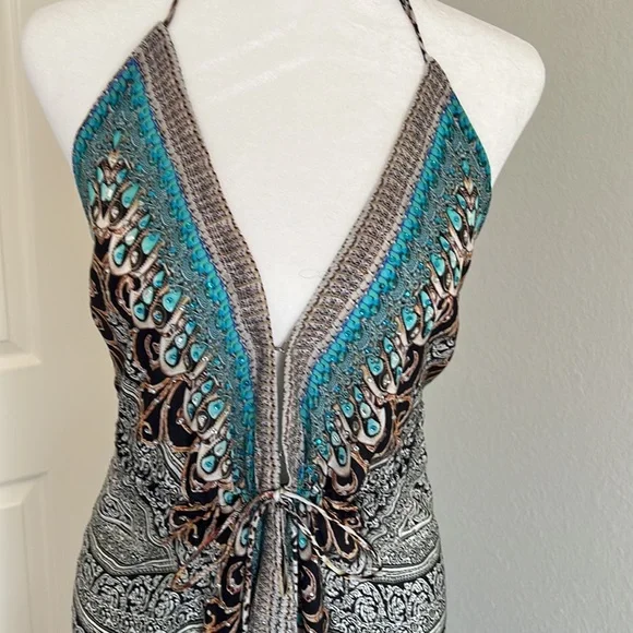 Boho chic summer dress. - Picture 3 of 5